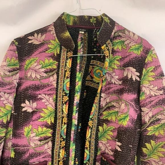 JOSHI TROPICAL PRINT BLAZER SIZE L - Picture 9 of 10